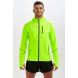 Men's Thermal Wicking Hooded Running Jacket Lime Green