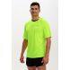 Men's Spirit Short Sleeved Training Running T Shirt-Lime-Charcoal