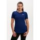 Women's Spirit Short Sleeved Training Running T Shirt-MIdnight-Charcoal