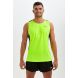 Men's Pace Spirit Running Vest-Lime-Charcoal