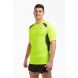 Men's Pace Spirit Short Sleeved Running T Shirt-Lime-Charcoal