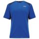 Men's Pace Spirit Short Sleeved Running T Shirt-New Blue-Charcoal