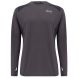 Men's Pace Spirit Long Sleeved Running T Shirt-Sword Grey-Charcoal