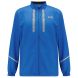 Men's Pace Running Jacket - Lightweight Windproof Reflective Trim & Two Pockets - New Blue