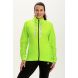 Women's Pace Running Jacket - Lightweight Windproof Reflective Trim & Two Pockets - Lime Green