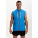 Men's Pace Running Gilet - Lightweight Windproof Reflective Trim & Two Pockets AirForce