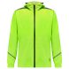 Women's Waterproof Pace Running Jacket - Lightweight Breathable Reflective Trim & Two Pockets - Lime